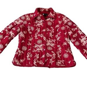 Caroline Little Womans Jacket Size XL Light Weight Excellent Condition